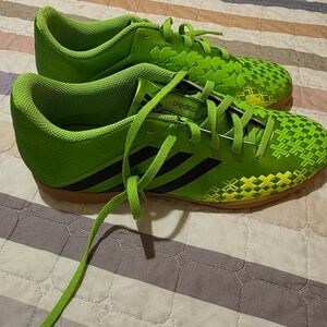 Adidas Green Indoor Soccer Shoes